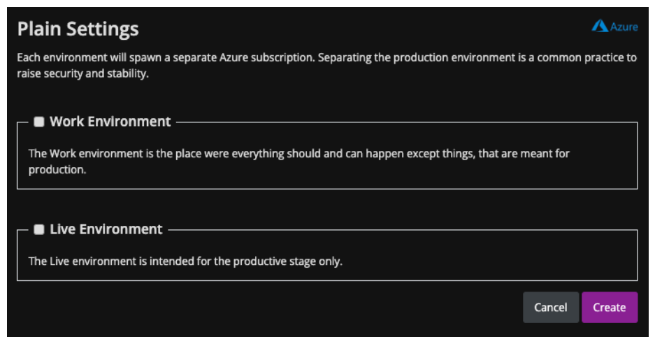 Azure Plain Project