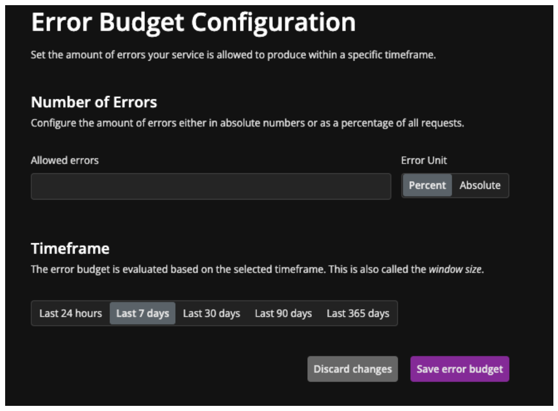 Component Overview Public Endpoints Error Budget