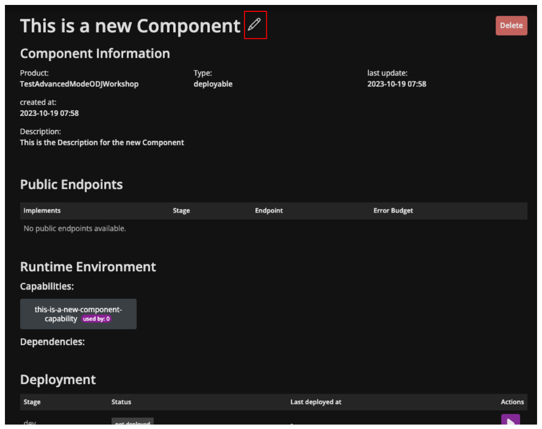 Component Overview